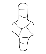 90688SB0013 - Body: Rocker Molding Clip for Honda: Civic Image