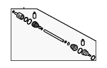 49500GA800 - Suspension: Axle Assembly for Hyundai Image