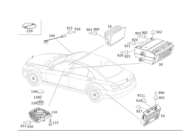 2219005004 - Electrical System: Control Unit for Mercedes-Benz Image image