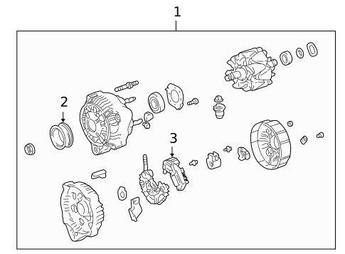 Alternator for 2002 Lexus LS430 #1