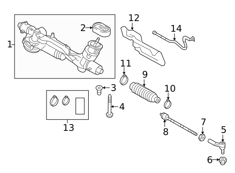 Steering Gear & Linkage for 2019 Volkswagen GTI #0