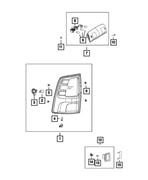 Lamps-Interior and Exterior for 2015 Ram 3500 #2