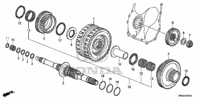 AT Mainshaft - Clutch (3rd-5th) for 2012 Honda Civic #0