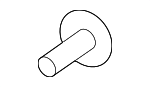 N91234001 - Body: Bumper Cover Support Rail Bolt for Audi Image