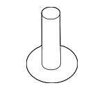 N91234001 - Body: Bumper Cover Support Rail Bolt for Audi Image