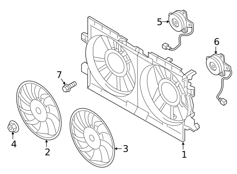Cooling Fan for 2022 Subaru Impreza #0