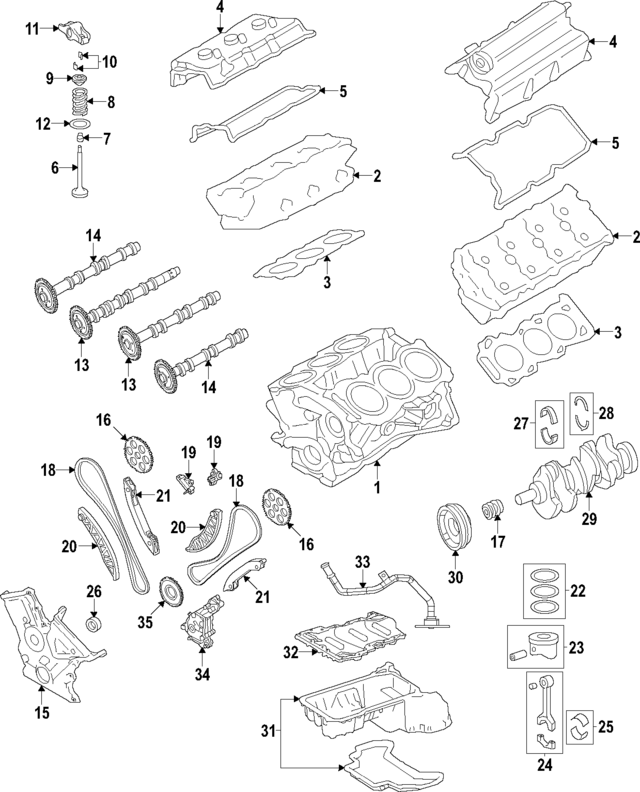 68147399AA - Engine: Head Gasket for Mopar Image