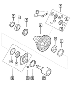 68519359AA - C514; 5-Speed; Manual Transaxle Automated: Seal, Right for Mopar Image