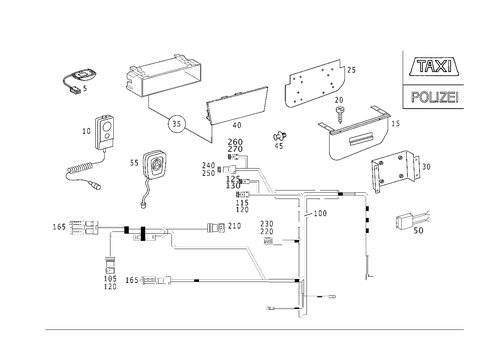 Accessories Used for Wireless Plants for 1998 Mercedes-Benz E430 #0