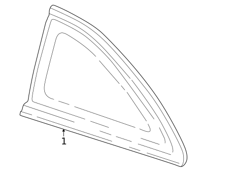 Glass & Hardware for 2000 Honda Accord #0