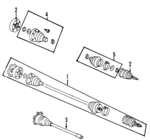 1J0498203A - : Outer Boot for Audi: TT Quattro Image