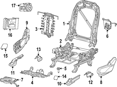 Power Seats for 2022 Chrysler Pacifica #1