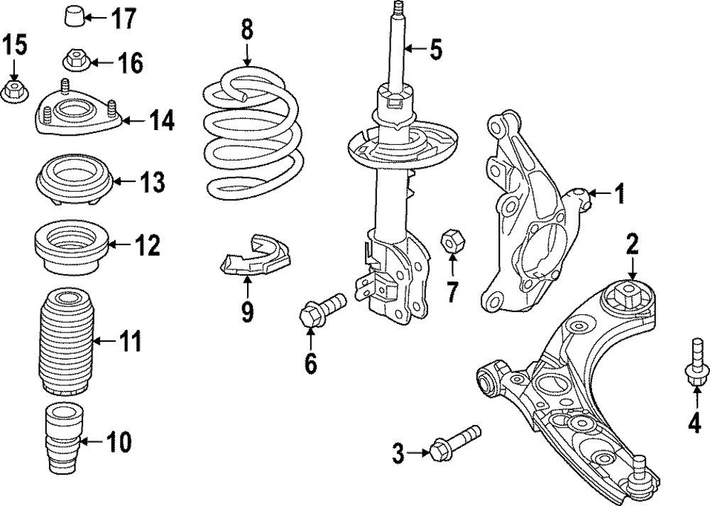 VA52-34-700C - Strut - 2023-2024 Mazda CX-50 | Mazda Swag