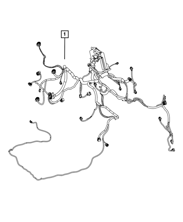68185008AD - : Headlamp To Dash Wiring for Mopar Image