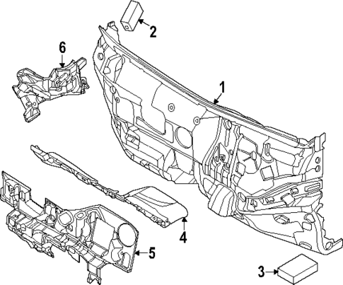 Heat & Sound Insulators for 2025 Lincoln Nautilus #0