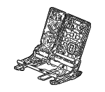 5NN885061BCA9 - Body: Seat Frame for Volkswagen: Tiguan Image