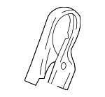 56588562382V - Body: Seat Back Recliner Adjustment Mechanism Cover for Volkswagen: Tiguan Image