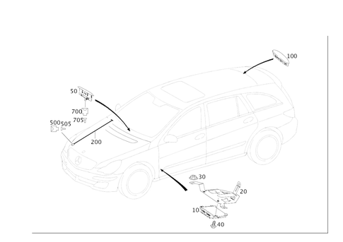 Parktronic System (Pts) for 2007 Mercedes-Benz R350 #0