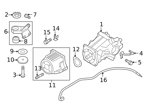 Axle & Differential for 2023 Mitsubishi Outlander Sport #0