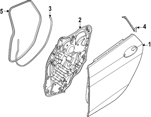 Door & Components for 2025 BMW 228 xDrive Gran Coupe #0