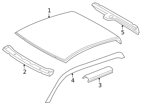 Roof & Components for 2007 Toyota Tacoma #1