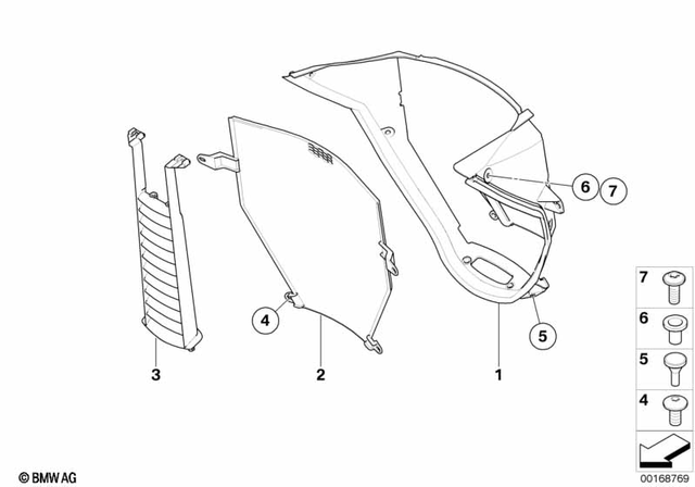 17117690644 - : Air Duct for BMW-Motorrad Image