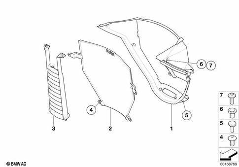 Engine Radiator with Mounting Hardware for 2006 BMW-Motorrad K 1200 S #1