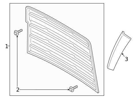Exterior Trim - Hood for 2018 Ford F-150 #0