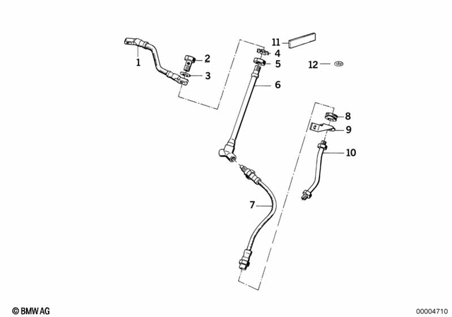 34321451571 - : Brake Hose for BMW-Motorrad Image