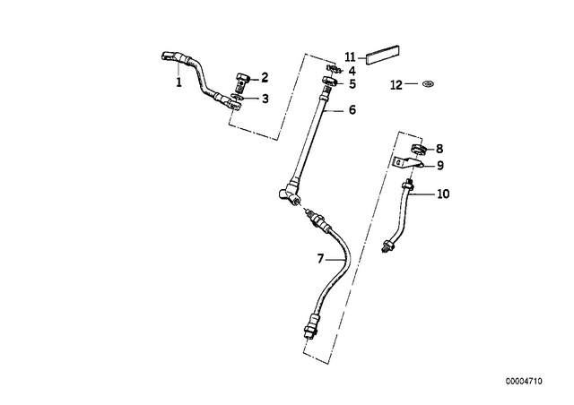 34321451571 - : Brake Hose for BMW-Motorrad Image