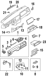 5874109450 - : Lock Cylinder Assembly for Isuzu Image