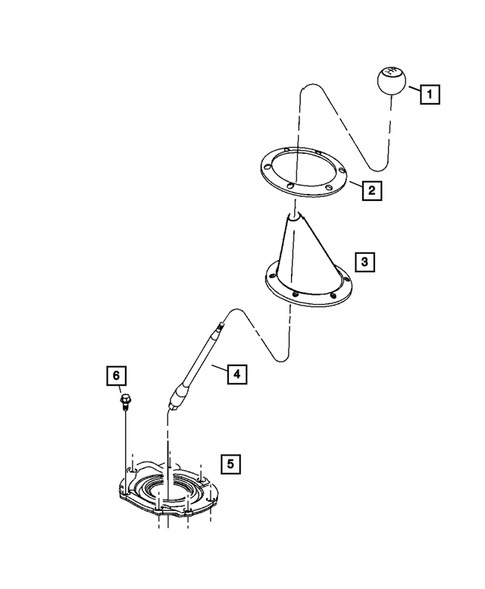 Gear Shift Controls for 2005 Dodge Ram 1500 #0