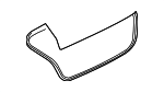 MR599928 - Body: Weatherstrip for Mitsubishi Image