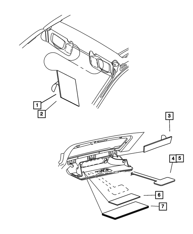 4595748AA - Labels All Vehicle Locations: Air Bag Warning Label, Export for Mopar Image image