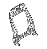 MU5Z5461018R - Body: Seat Back Frame for Ford Image