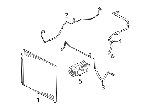 Condenser, Compressor & Lines for 2009 Land Rover Range Rover #0