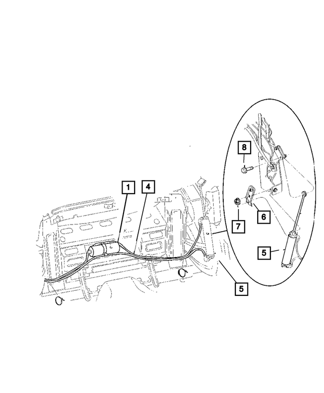 6504009 - Body Sheet Metal Except Doors: Hex Flange Head Screw for Mopar Image image