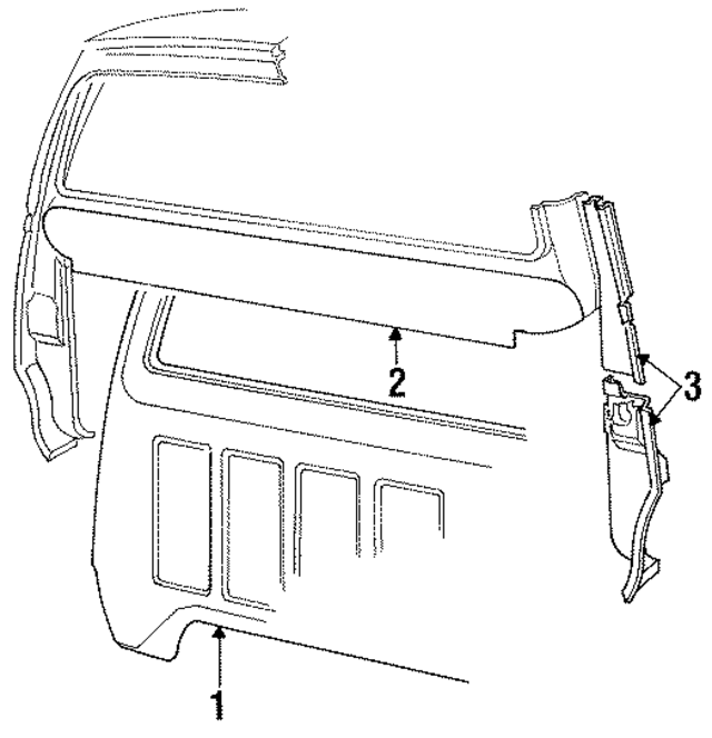 4215807 - Body: Rear Body Panel for Mopar Image