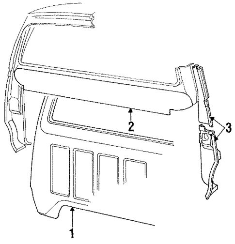 Rear Panels for 1985 Dodge W150 #0