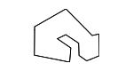 4G8831541A - Body: Door Trim Panel Retainer for Audi Image