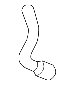 6K121049A - Cooling System: By-Pass Hose for Audi: A3, A3 Quattro, Q3, S3, TT Quattro, TTS Quattro Image