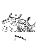 4662048AG - Restraints: Side Air Bag Support, Right for Mopar Image