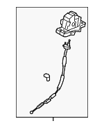 467563T260 - Body: Shift Actuator for Kia: K900 Image