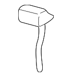 1J0885644EQ70 - Body: Folding Seat Latch Release Handle for Volkswagen Image