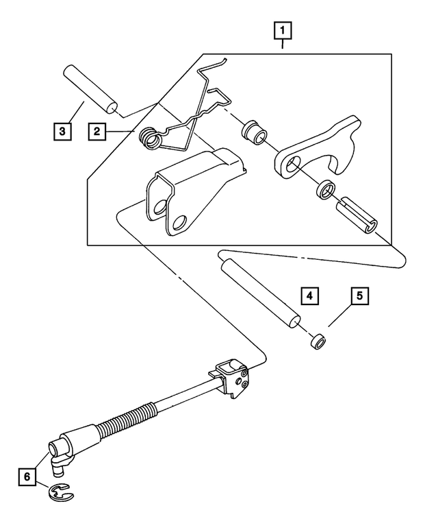 4446612 - Automatic Transaxle 4 Speed: Parking Brake Sprag Cup for Mopar Image image