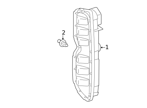 Daytime Running Lamp Components for 2015 Scion xB #0