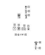 68071669AA - Electrical: Cigar Lighter Knob And Element for Mopar Image image