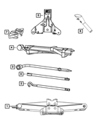 68066452AD - : Tool Hold Down Bracket for Mopar Image