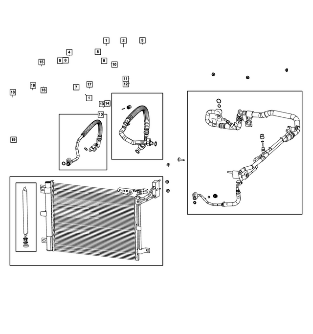 68282116AB - Air Conditioners and Heaters: A/c Suction Line for Mopar Image image