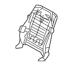 52107250072 - Body: Seat Back Frame for BMW Image